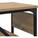  Konzolnistol Umjetnički hrast 105x30x75cm Konstruirano drvo | shoptok.hr
