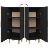  Komoda crna 34 5 x 34 x 90 cm od konstruiranog drva | shoptok.hr