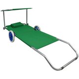 Gardenson Vrtni Ležalnik Bindox, Zelena | Shoptok.si