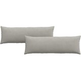  Jastučići za sofu 2 pcs Svijetlo siva 120 x 40 cm tkanina | Eponuda.com