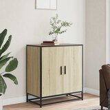  Komoda boja hrasta 68x35x76 cm konstruirano drvo i metal | Eponuda.com