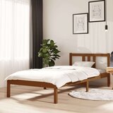  Za krevet od masivnog drva smeđa boja meda 90 x 200 cm | shoptok.hr