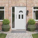 vidaXL Cvetlično korito 2 pcs Oljčno zelena 75 x 75 x 60 cm Jeklo Cene