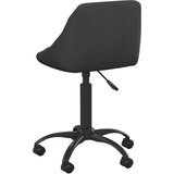 Uredska stolica crna baršunasta | shoptok.hr