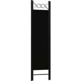 vidaXL Sobna pregrada s 3 panela crna 120 x 180 cm | shoptok.hr