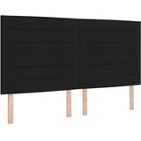  LED okvir za krevet s madracem Crna 180 x 200 cm Tkanina | shoptok.hr