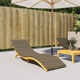  Jastuk za ležaljku prošarani smeđesivi 200x70x4 cm od tkanine | shoptok.hr