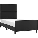 Okvir za krevet s uzglavljem crni 100x200 cm od umjetne kože | shoptok.hr