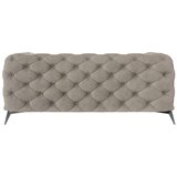 Ropez Sivo-bež baršunasti sofa 185 cm Chelsea – | shoptok.hr