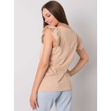 FANCY Blouse-FA-BZ-7191.10P-beige | Shoptok.si