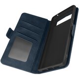 AVIZAR Ovitek za Google Pixel 6 z dvojnim magnetnim jezickom, držalom za kartico in denarnico - moder, (20629395) | Shoptok.si