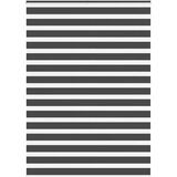 vidaXL Zavjesa zebra crna 160x200 cm širina tkanine 155,9 cm poliester | shoptok.hr
