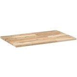 vidaXL Površina za umivaonik neobrađena 100x50x2 cm od drva bagrema | shoptok.hr