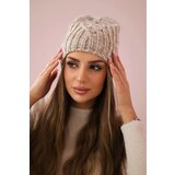 Kesi Cap with fleece Merry K225 beige Cene
