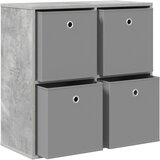  Kreveta s ladicama Betonski sivi 68,5 x 32 x 67 cm | Eponuda.ba