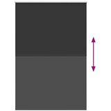 vidaXL Rolo zavjesa Blackout Black 150x230 cm Širina tkanine 146,6 cm | shoptok.hr