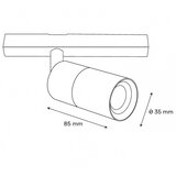Bb Link magnetic reflektor LED11- 5W 3000K 24° 48V dc | Eponuda.com