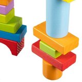Kruzzel drvene kocke 100 kom u kanti sa sorterom | shoptok.hr