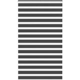 vidaXL idaXL Zebra senčilo črna 120x230 cm tkanina širina 115,9 cm poliester | Shoptok.si