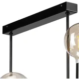 Luster na šipci ASTRID 6xE27/60W/230V crna