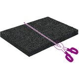  Gumenasti granulatni vanjski pod Crna 6 x 9 x 0,8 cm Guma | shoptok.hr