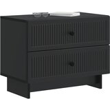  Noćni ormar Crna 62 x 34,5 x 47,5 cm Konstruirano drvo | Eponuda.ba