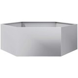  Vrtna sadilica šesterokutna 138x120x45 cm od pocinčanog čelika | shoptok.hr