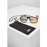 Urban Classics Accessoires 107 Retro blk/yellow chain sunglasses | Shoptok.si