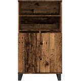  Visoka komoda boja staro drvo 60x36x110 cm konstruirano drvo | shoptok.hr