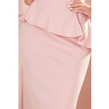 Numoco Sheath dress with ruffle at the waist | Shoptok.si