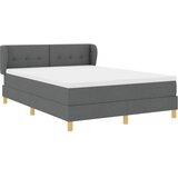  s opruga kutije Tamno siva 140 x 200 cm tkanina | shoptok.hr