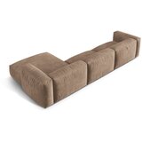 Micadoni Svjetlo smeđa kutna garnitura od bouclé tkanine (s desnim kutom) Martina – Home | shoptok.hr