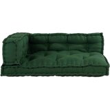  Jastučić za paletni kauč 3 pcs Zelena 120 x 80 x 38 cm Tkanina | Eponuda.com