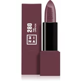 3INA The Lipstick bleščečo šminko odtenek 280 - Shiny wine 4,5 g
