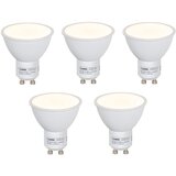 LUEDD Komplet 5 LED žarnic GU10 s senzorjem mraka 5W 380lm 3000K | Shoptok.si