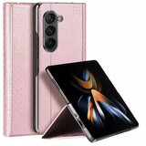 Dux ducis Bril – usnjena maska za Samsung Galaxy Z Fold5 5G roza | Shoptok.si