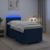  Boxspring krevet s madracem Plava 90 x 200 cm Tkanina | shoptok.hr