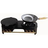 HOT_WOK Dvostruki plinski plamenik 2x10 kW s ravnim prstenom plamenika | shoptok.hr