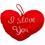 plišasto srce "i love you" 20x14 cm