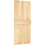  Drsna vrata s kompletom vodil 90x210 cm trdna borovina, (20999169) | Shoptok.si