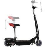  Dječji romobil sa sjedalom i LED svjetlima 120 W crni | shoptok.hr