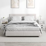  Noćni ormarići 2 kom visoki sjaj bijeli 43x36x60 cm | Eponuda.com