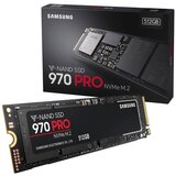 Samsung SSD disk 970 PRO 512GB M.2 PCIe NVMe (MZ-V7P512BW) Cene