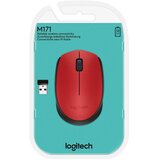  MIŠ USB 3TIPKE OPTIČKI BEŽIČNI M171 LOGITECH CRVENO/CRNI BLISTER | Shoptok.si
