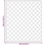 Poletna odeja Roza 240 x 260 cm Mikrofibra in Teddy flis, (5000284345) | Shoptok.si