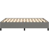  Okvir za krevet bez madraca tamnosivi 140 x 190 cm od tkanine | shoptok.hr