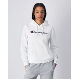 Champion Authentic Athletic Apparel Women‘s Big Logo Slim Fit Hoodie White