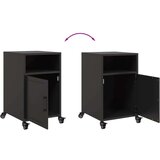 vidaXL Noćni ormarići 2 kom crni 36x39x59 cm čelični | shoptok.hr