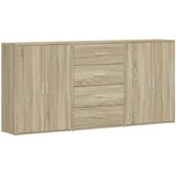  Komoda 3 kom boja hrasta sonome 60x31x84 cm konstruiranog drva | Eponuda.com