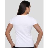 GymBeam Ženska majica Pure Ambition White